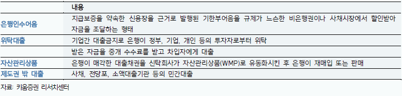 그림자금융의